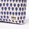 ROKA London - Maida Vale Medium Pouch in Denim Rain Indigo | Yarn Worx