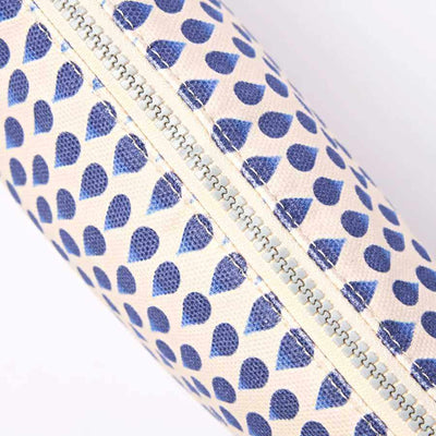 ROKA London - Maida Vale Medium Pouch in Denim Rain Indigo | Yarn Worx