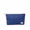 ROKA London - Maida Vale Medium Pouch in Navy Polka Dot | Yarn Worx