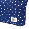 ROKA London - Maida Vale Medium Pouch in Navy Polka Dot | Yarn Worx