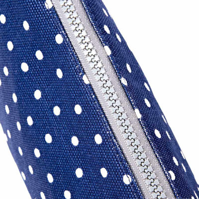 ROKA London - Maida Vale Medium Pouch in Navy Polka Dot | Yarn Worx