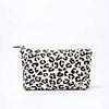 Leopard print pouch with 'Roka London' branding on a white background | Yarn Worx