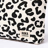 Leaopard print pouch with ROKA LONDON label showing | Yarn Worx
