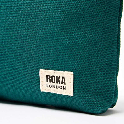 ROKA London - Maida Vale Medium Pouch in Teal | Yarn Worx