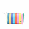 ROKA London - Maida Vale Medium Pouch in Wide Stripe Multi | Yarn Worx