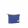 ROKA London - Maida Vale Medium Pouch in Navy Polka Dot | Yarn Worx