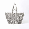 Leopard print tote bag on a white background | Yarn Worx