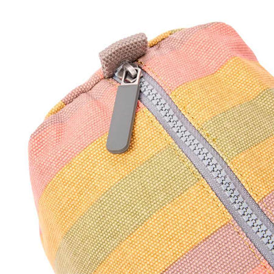 Maygrove Wash Bag in Faded Multi Stripe | Yarn Worx
