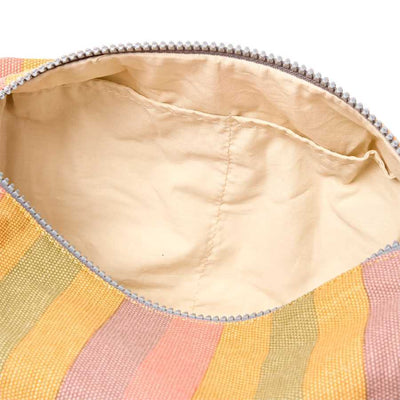 Maygrove Wash Bag in Faded Multi Stripe | Yarn Worx