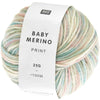 Rico - Baby Merino Print - 25g shown in colour 017 Pastels | Yarn Worx