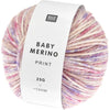 Rico - Baby Merino Print - 25g shown in colour 020 Berries | Yarn Worx
