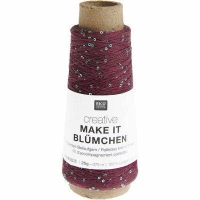 Rico - Creative Make it Blümchen - 25g - 16 Burgundy | Yarn Worx