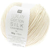 Rico - Luxury Cotton Silk Cashmere DK - 50g - 001 Cream | Yarn Worx