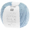 Rico - Luxury Cotton Silk Cashmere DK - 50g - 008 Pigeon Blue | Yarn Worx