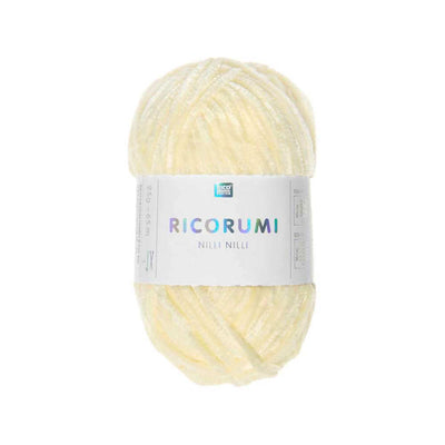 Rico Ricorumi Nilli Nilli Plushy DK - 25g in colour 003 Yellow | Yarn Worx