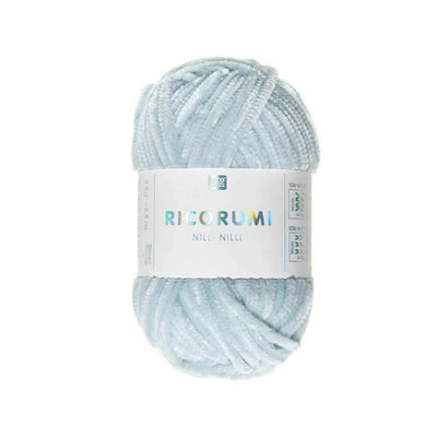 Rico Ricorumi Nilli Nilli Plushy DK - 25g in colour 014 Light Blue | Yarn Worx