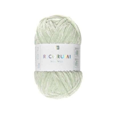 Rico Ricorumi Nilli Nilli Plushy DK - 25g in colour 018 Mint | Yarn Worx