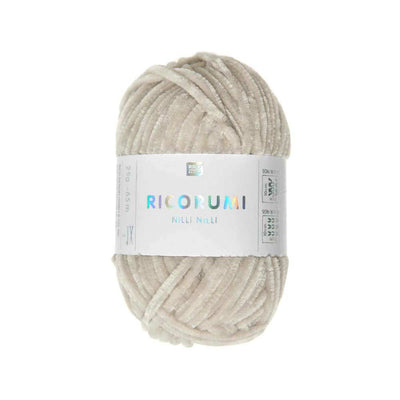 Rico Ricorumi Nilli Nilli Plushy DK - 25g in colour 021 Ecru | Yarn Worx