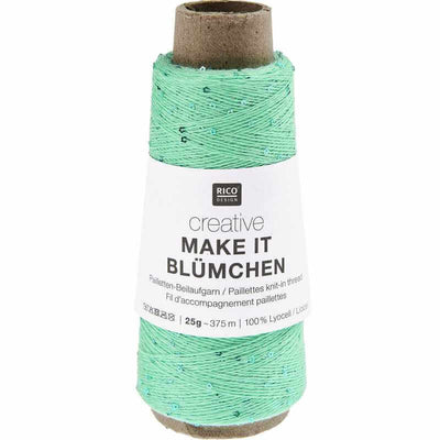 Rico - Creative Make it Blümchen - 25g in colour 007 Turquoise | Yarn Worx