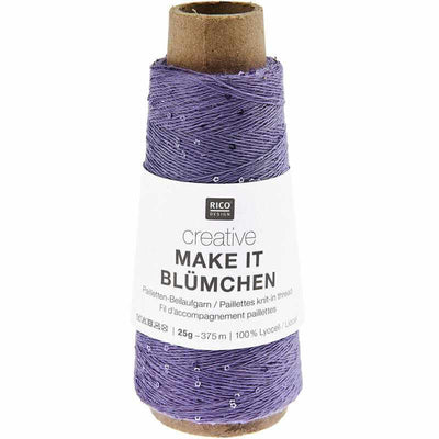 Rico - Creative Make it Blümchen - 25g in colour 018 Purple | Yarn Worx