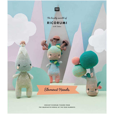 Rico - Ricorumi Element Heads Crochet Pattern Book | Yarn Worx