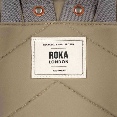 ROKA London Bantry B Recycled Nylon Bag - Taupe | Yarn Worx