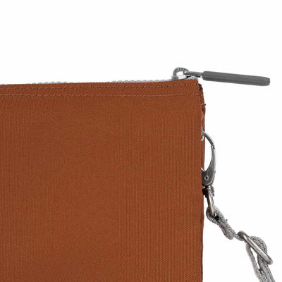 ROKA London Carnaby Crossbody XL Recycled Canvas Bag - Bran | Yarn Worx