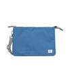 ROKA London Carnaby Crossbody XL Recycled Canvas Bag - Denim Mid Wash | Yarn Worx