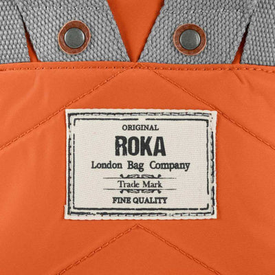 ROKA London Bantry B Recycled Nylon Bag - Burnt Orange | Yarn Worx