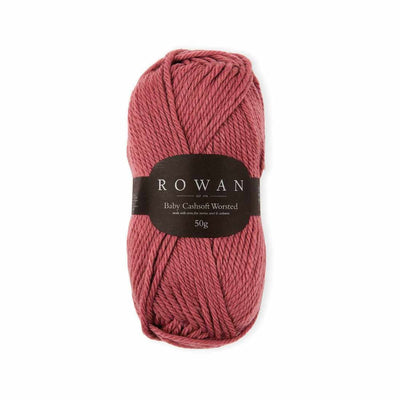 Rowan Yarns - Baby Cashsoft Worsted - 50g shown in colourway 019 Rust | Yarn Worx