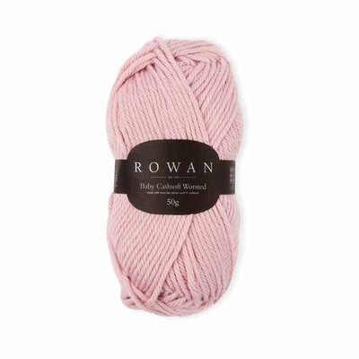 Rowan Yarns - Baby Cashsoft Worsted - 50g shown in colourway 020 Vintage Pink | Yarn Worx