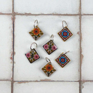 Emma Ball / Janie Crow - 6 x Spirit of Flora Knitting Stitch Markers | Yarn Worx