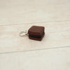 Handmade Polymer Clay Stitch Marker / Progress Keeper - Brown Liquorice Allsort | Yarn Worx