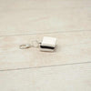 Handmade Polymer Clay Stitch Marker / Progress Keeper - White Liquorice Allsort | Yarn Worx
