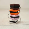 Handmade Polymer Clay Stitch Marker / Progress Keeper - Brown Liquorice Allsort | Yarn Worx