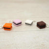 Handmade Polymer Clay Stitch Marker / Progress Keeper - Pink Liquorice Allsort | Yarn Worx