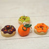 Handmade Polymer Clay Stitch Marker / Progress Keeper - Pumpkin | Yarn Worx