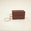 Handmade Polymer Clay Stitch Marker / Progress Keeper - Bourbon Biscuit | Yarn Worx