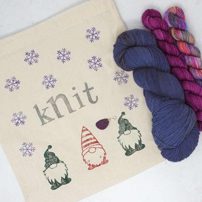 Sky Trail Shawl Knitting Pattern by Gavin Alexander - Printed Booklet & Digital Download available - complete kit shown in colourway Midnight | Yarn Worx 