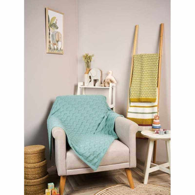 Rowan - Every Baby Blanket Pattern Book showing the Splat blanket | Yarn Worx
