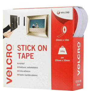 VELCRO® Brand - 20mm Stick on Fabric Tape - Sold by the half metre - Various Colours | Yarn Worx