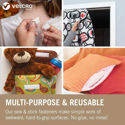 VELCRO® Brand - 20mm Sew & Stick Fabric Tape - Sold by the half metre - Various Colours | Yarn Worx
