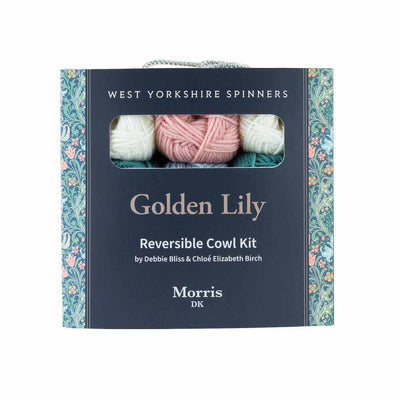 West Yorkshire Spinners - Morris DK - Golden Lily Reversible Cowl Kit | Yarn Worx