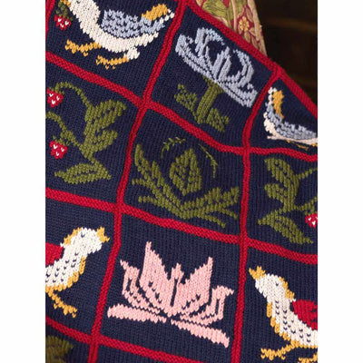 West Yorkshire Spinners - Morris DK - Strawberry Thief Knitted Blanket Kit | Yarn Worx