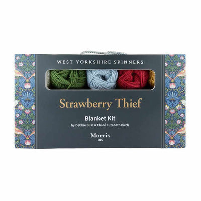 West Yorkshire Spinners - Morris DK - Strawberry Thief Knitted Blanket Kit | Yarn Worx