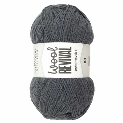 West Yorkshire Spinners - Wool Revival DK Yarn - 100g in colourway Slate 1258 | Yarn Worx