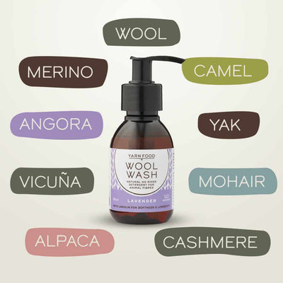 Yarn Food Wool Wash Mini - 100ml - Lavender | Yarn Worx