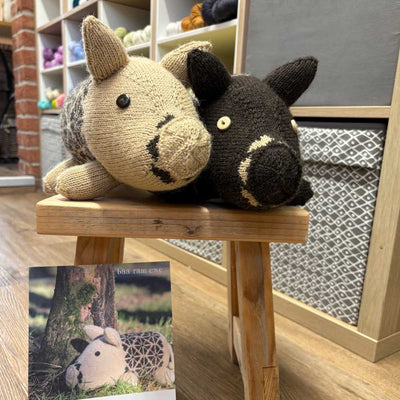 Plum Pudding Knitted Pig Kit (in Association with Baa Ram Ewe) | Yarn Worx