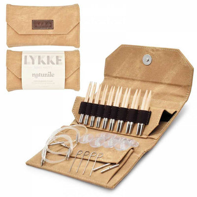 LYKKE - Naturale Interchangeable Needle Set - 3.5" (9cm) | Yarn Worx