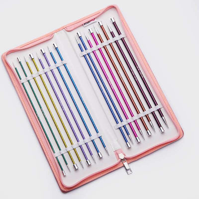 KnitPro Zing Single Pointed Needle Set 25cm (10 inch) | Yarn Worx